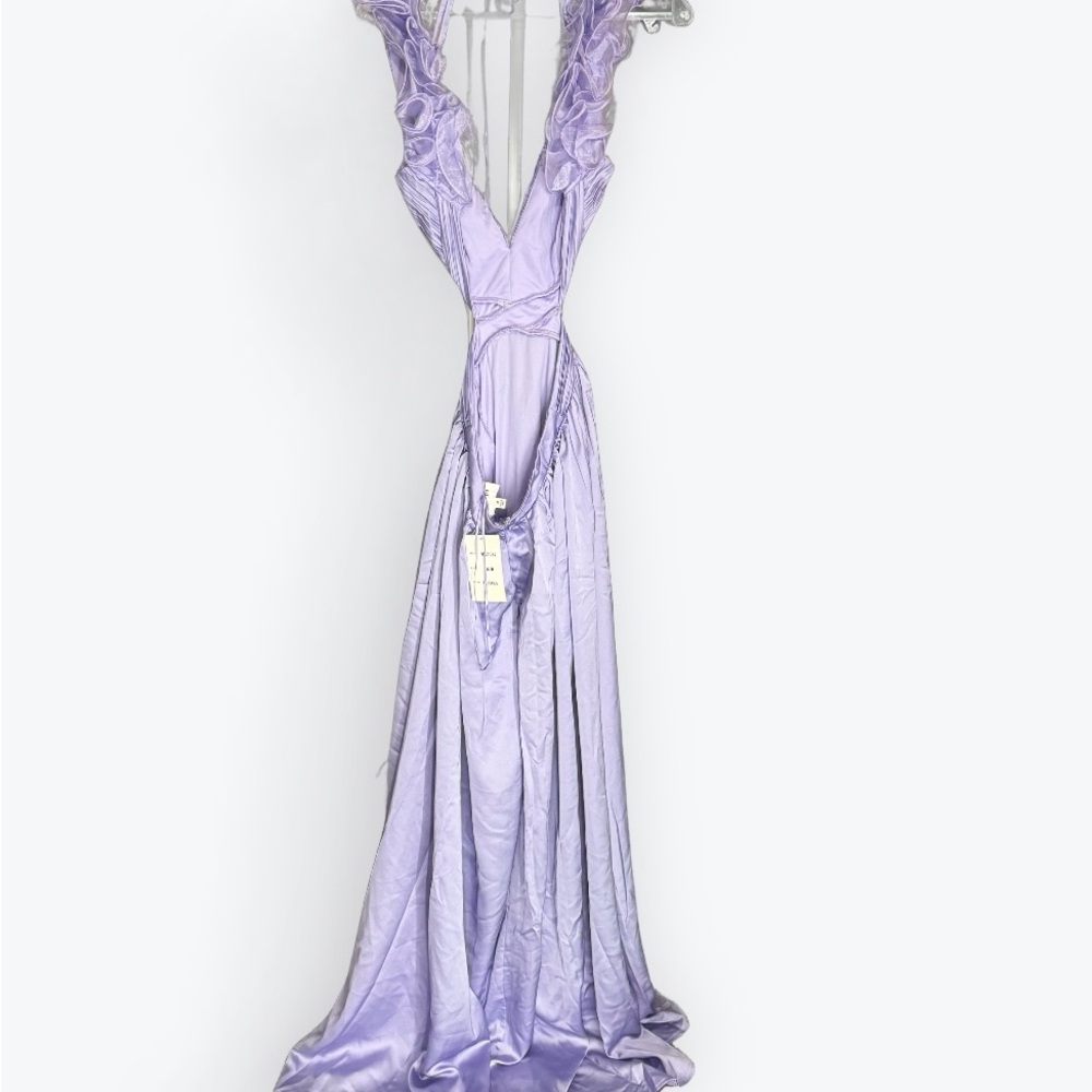 Chic Lavender Maxi Dress
